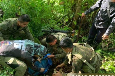 Nakabaong na armas ng NPA, narekober ng militar sa Talaingod, Davao del Norte