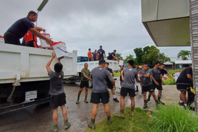JTF Agila delivers hope to earthquake-hit communities